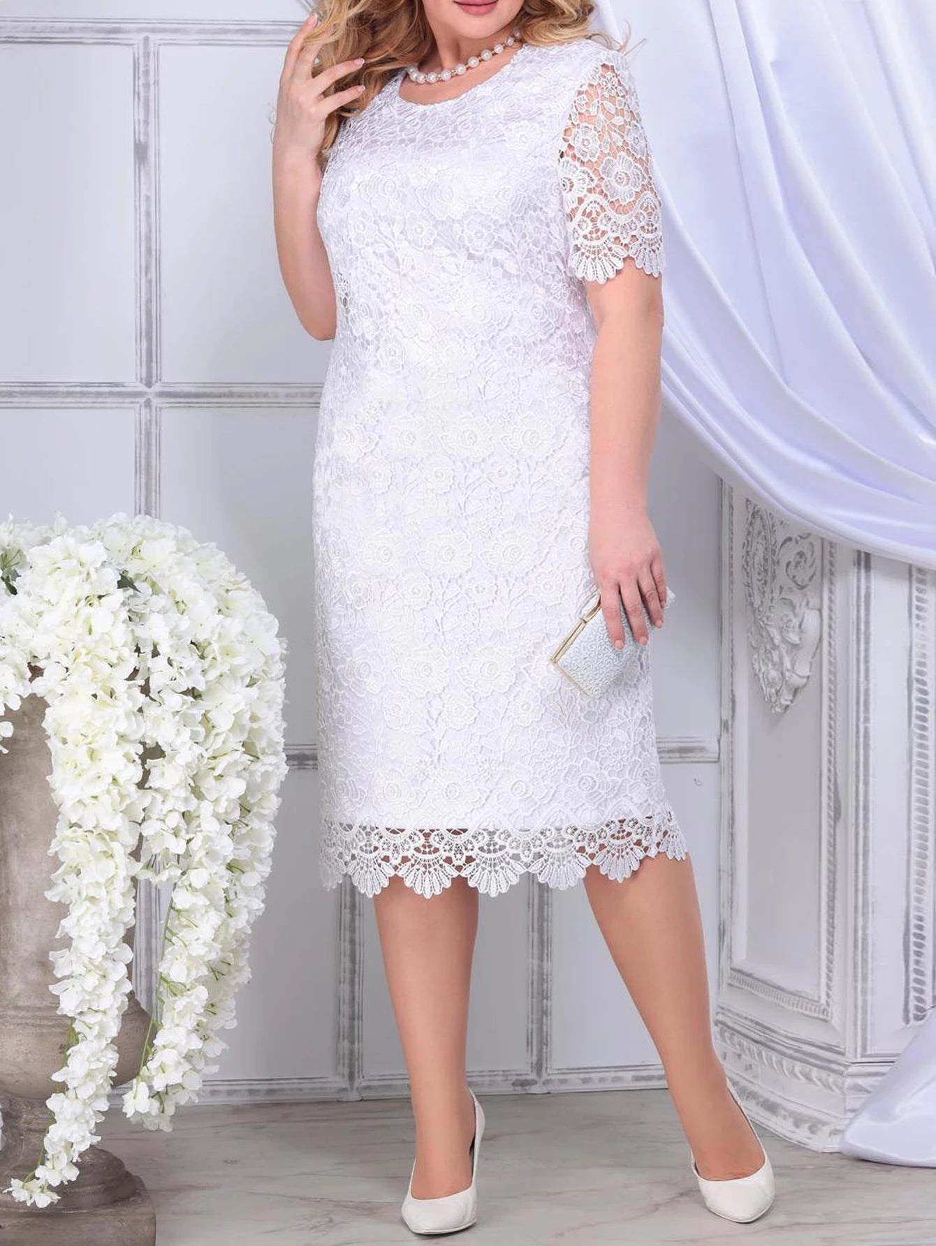 Robe Crayon Élégante Grande Taille - Sublimez sans compromis