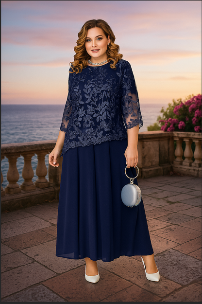 Bewoman Curve Luxe – Robe Grande Taille Élégante & Confort++